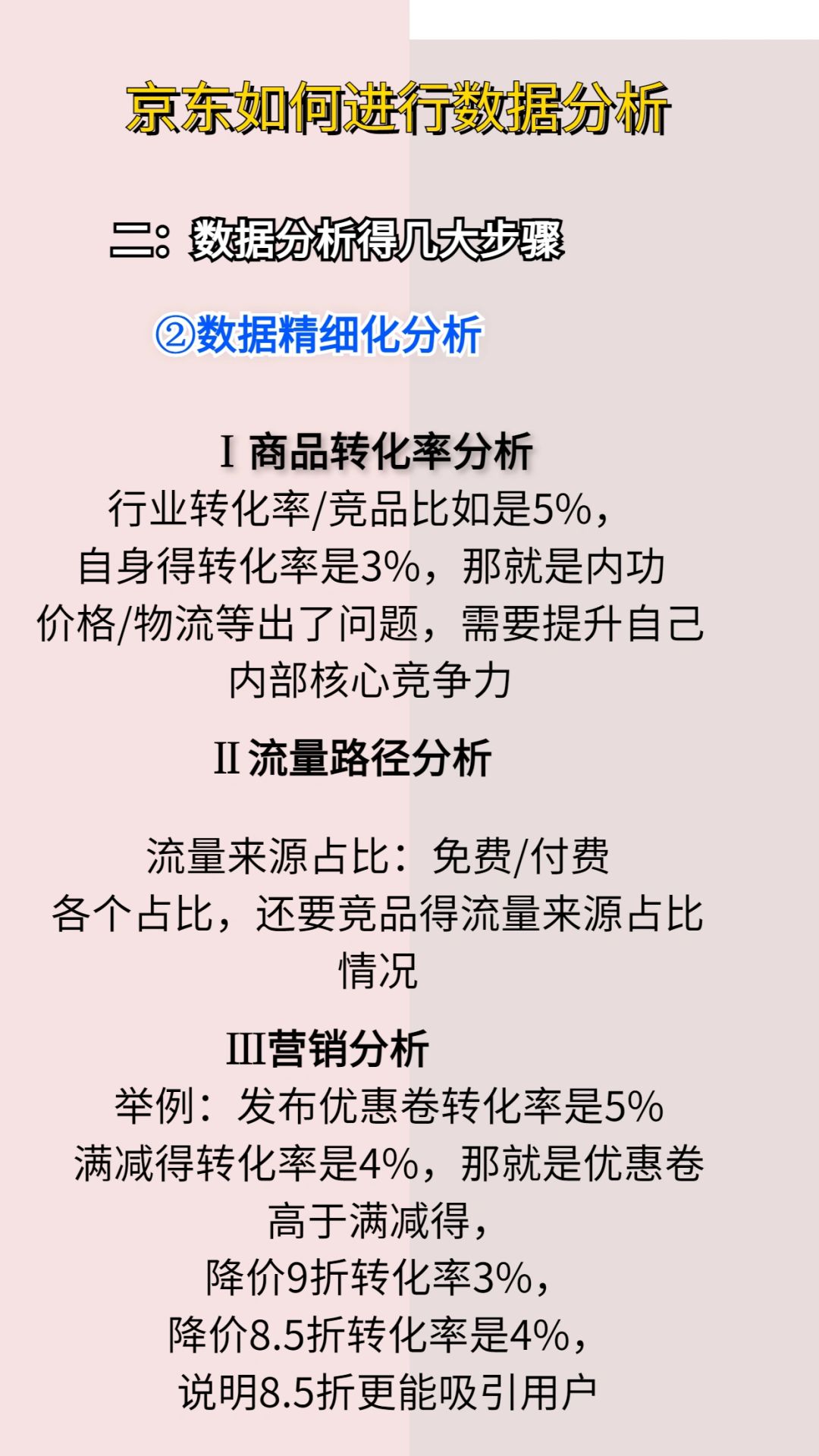 京东如何进行数据分析