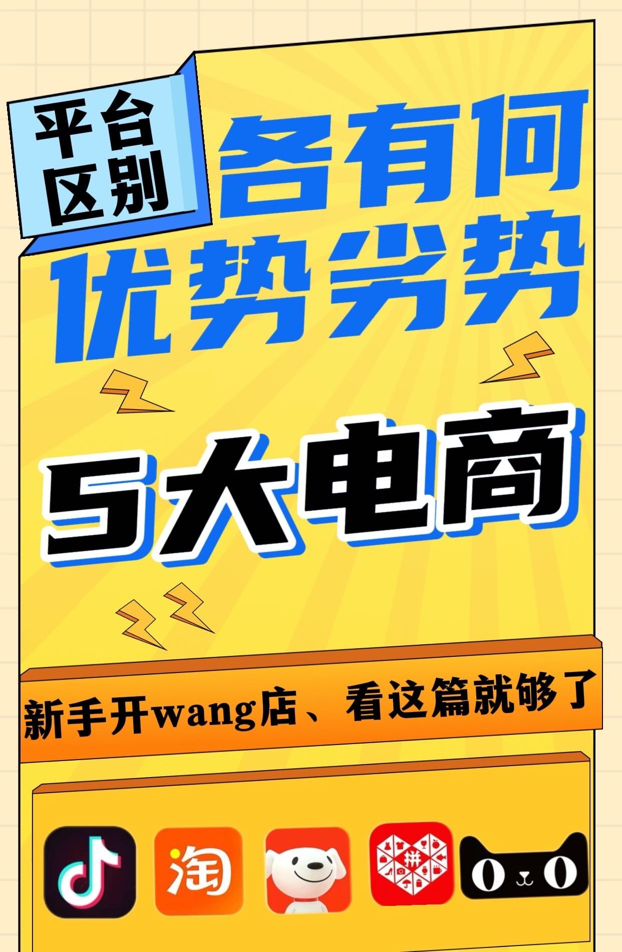 五大电商平台，对比起来到底哪个好？