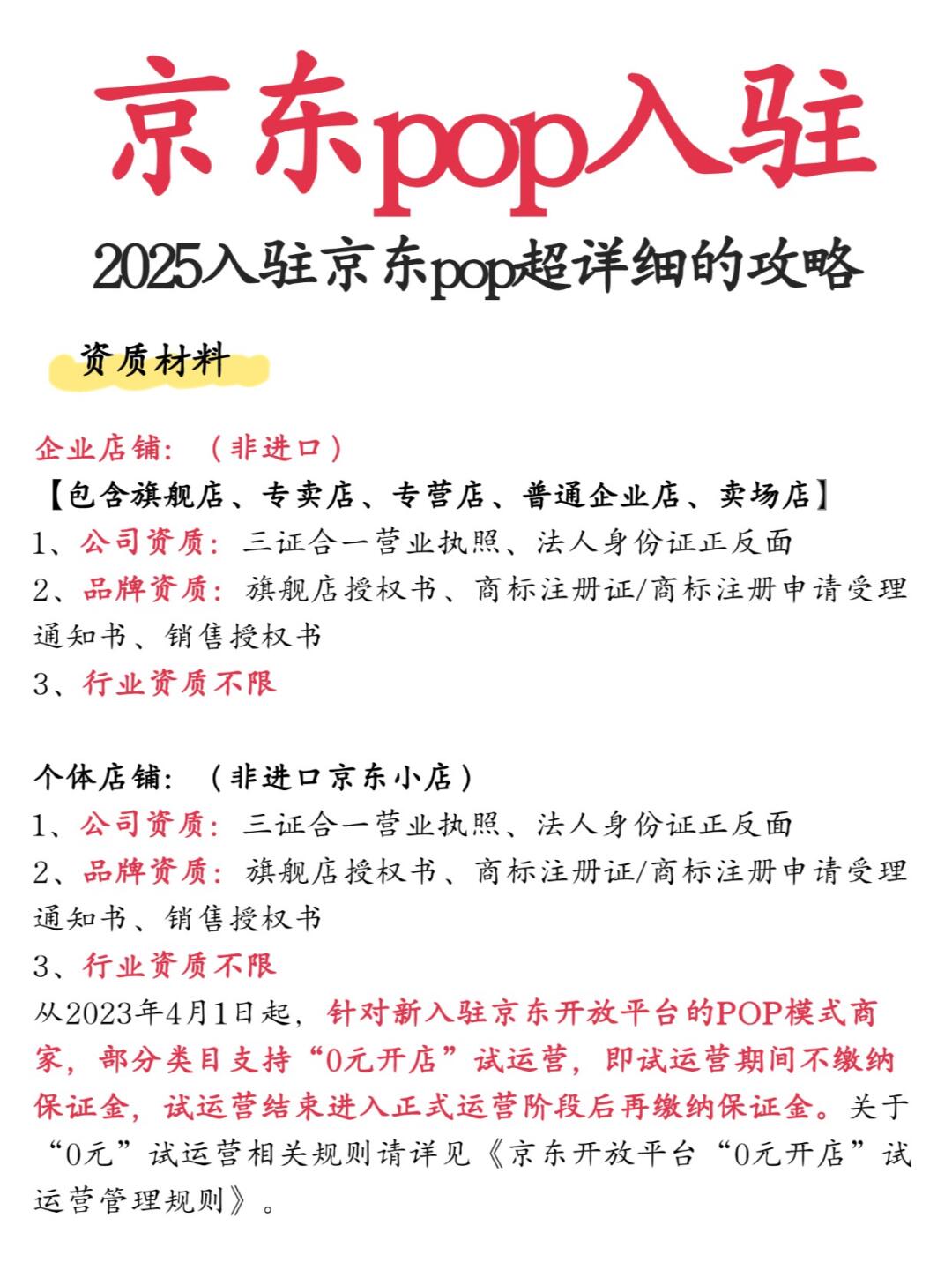%title插图%num 京东POP店铺超详细的入驻攻略!