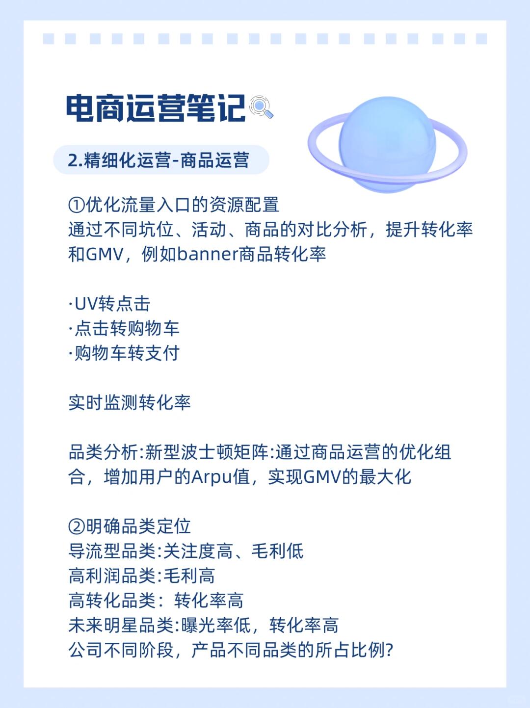 电商运营笔记