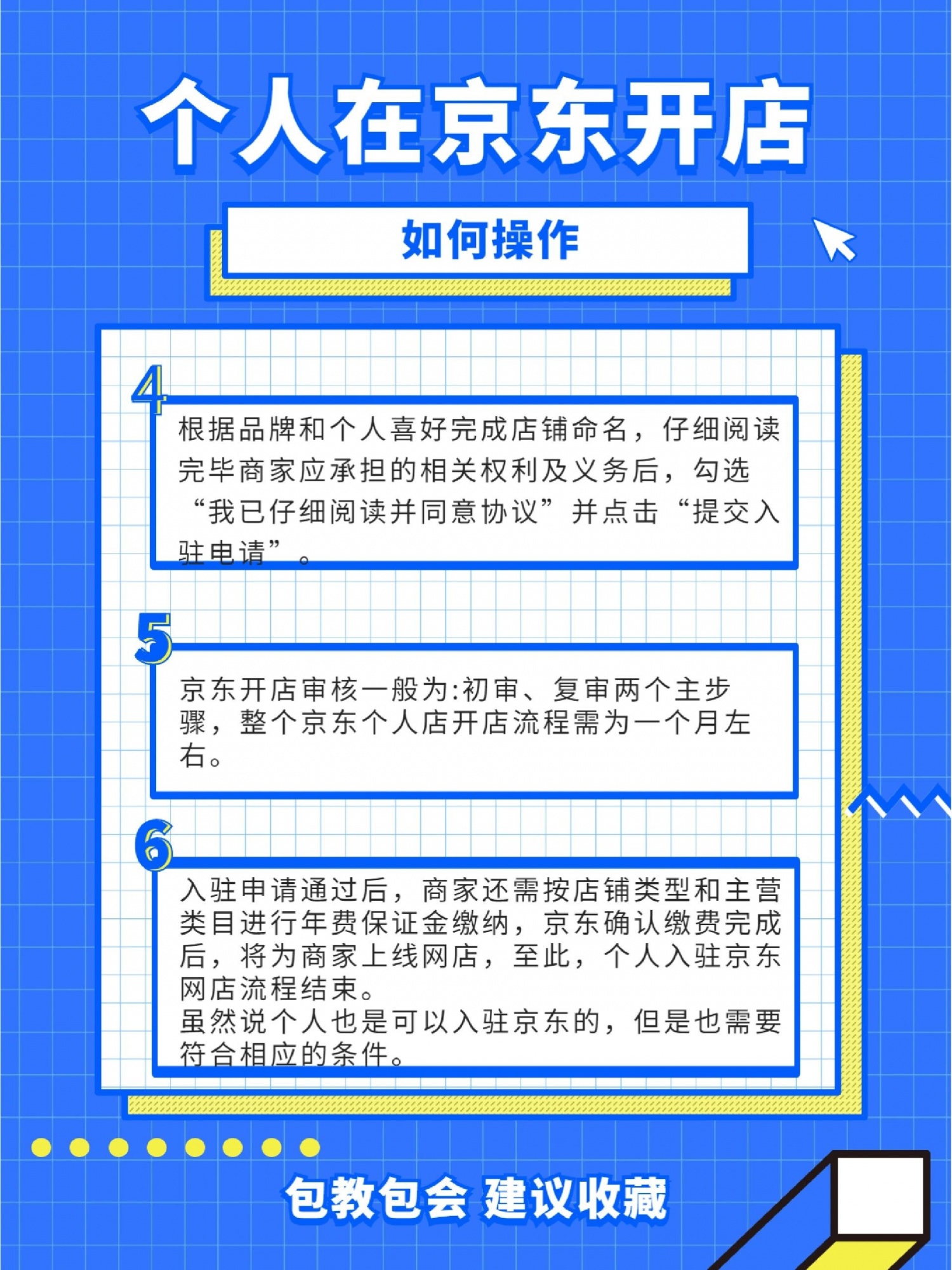 个人也可以在京东开店？如何操作呢？没错！没错！没错！个人也是 ...