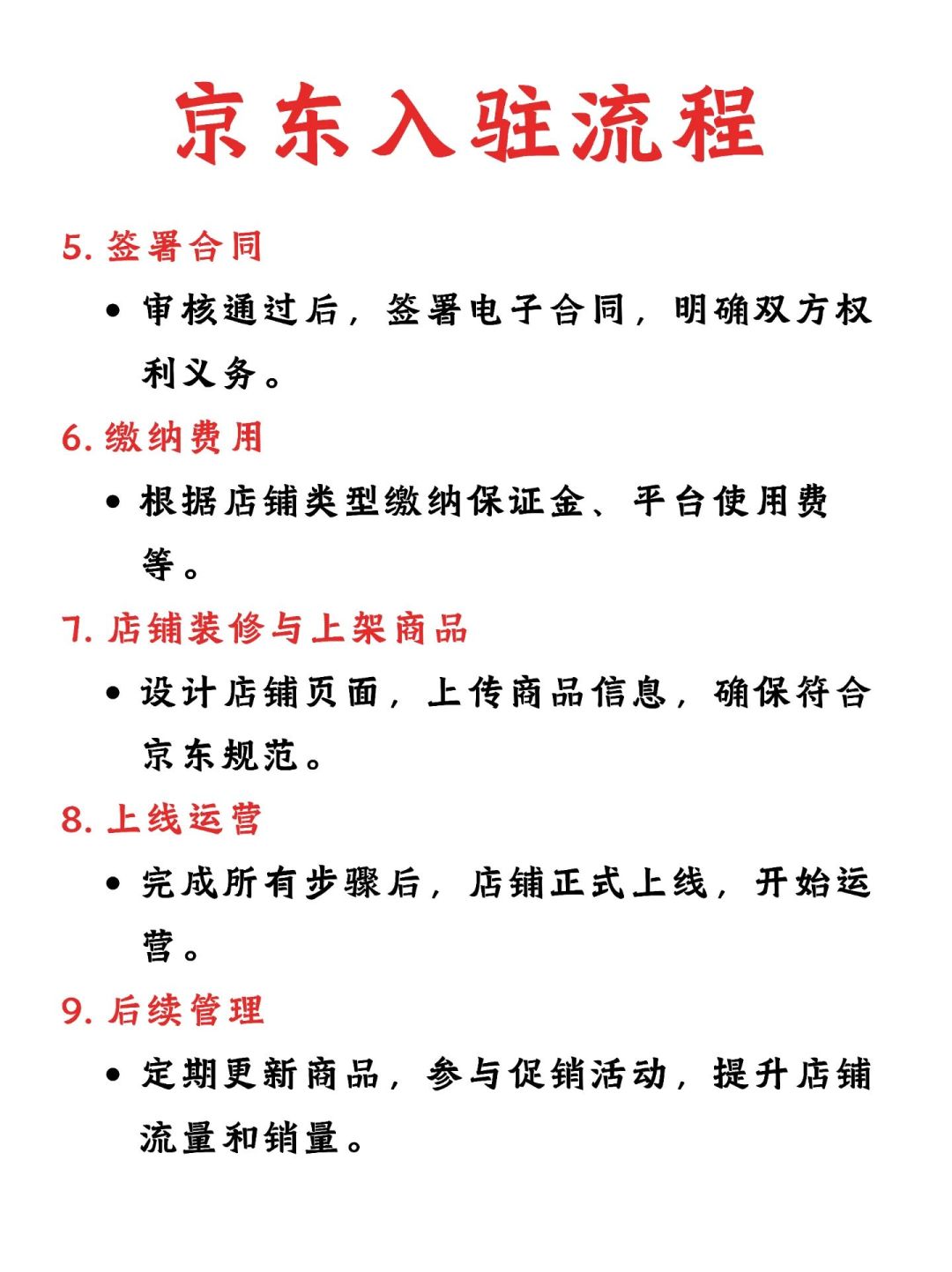 京东入驻超详细流程，赶紧码住吧！