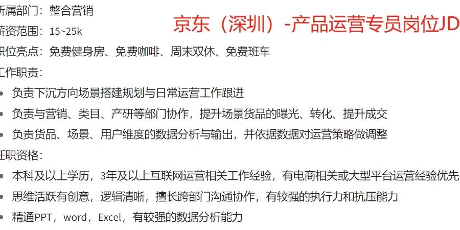 %title插图%num 京东面经 |产品运营专员一面面经(中)