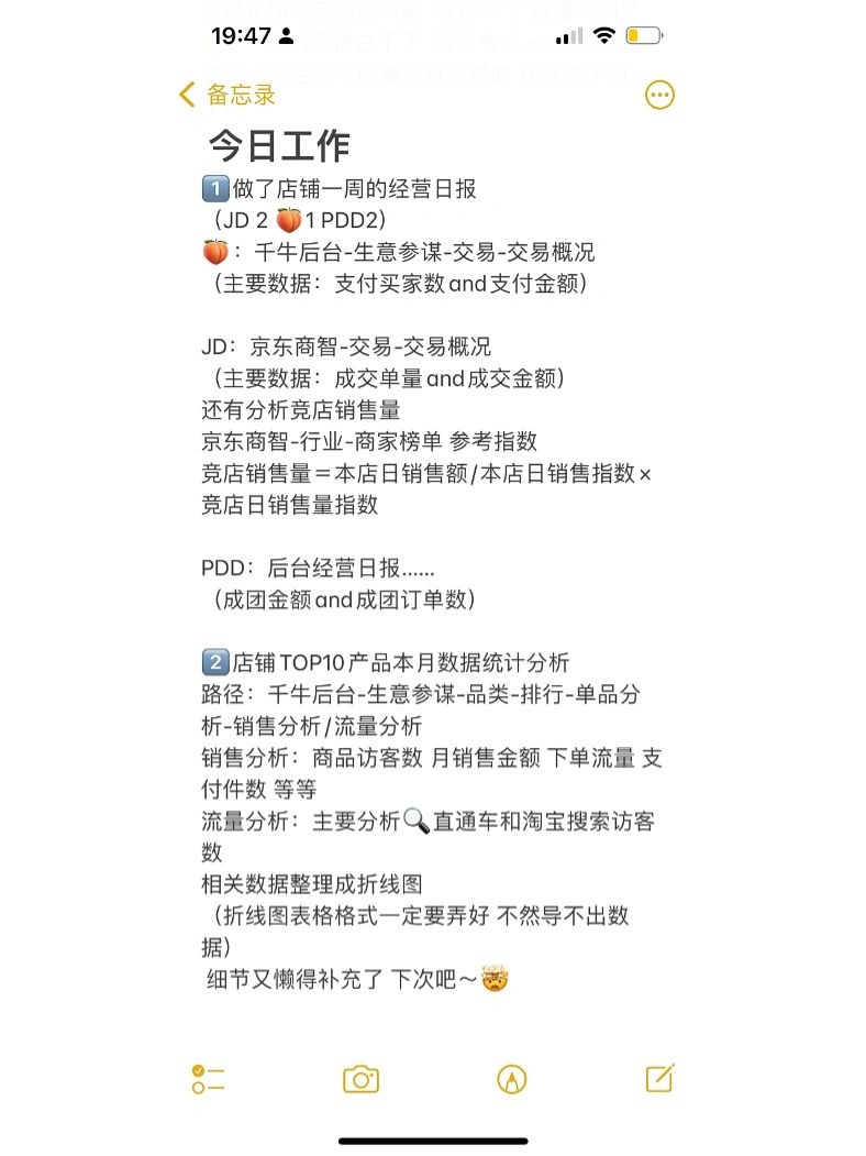 电商运营小白第三天