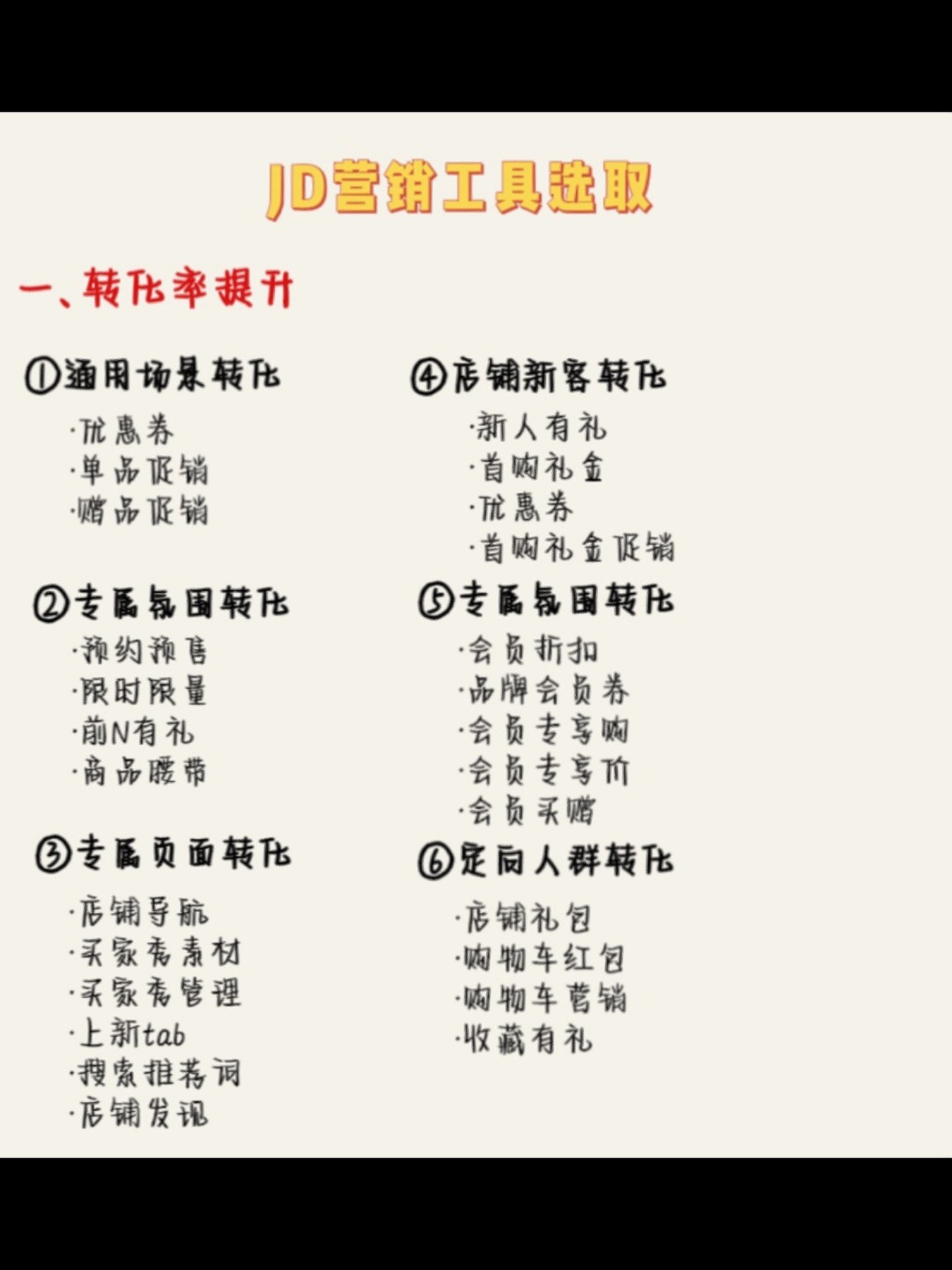 京东运营-营销工具