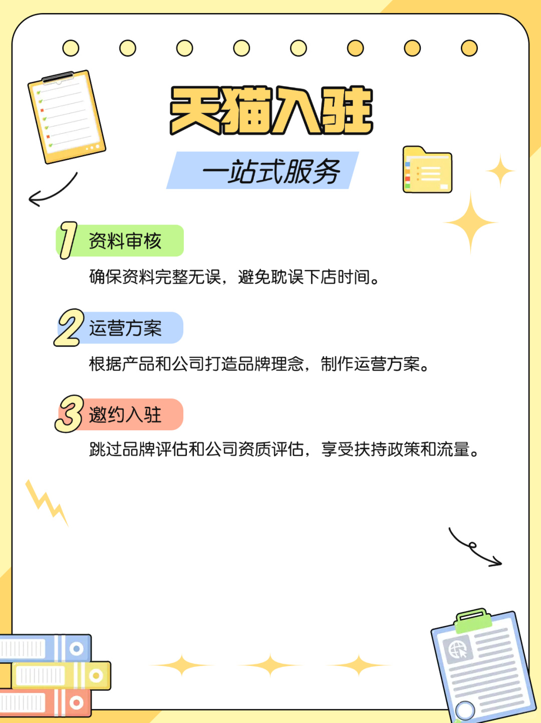 邀约入驻一站式服务