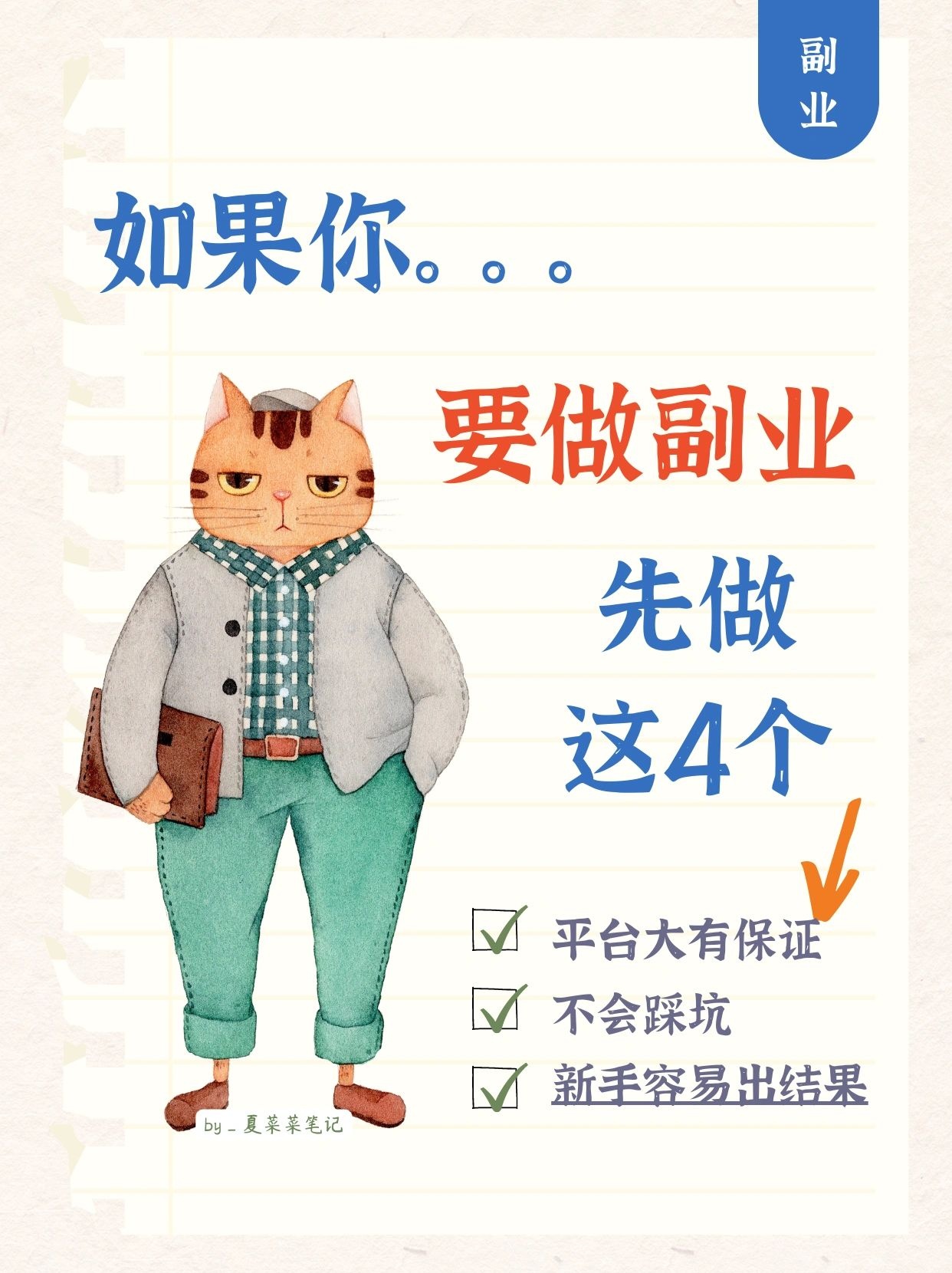 %title插图%num 4 个大平台官方出品的副业