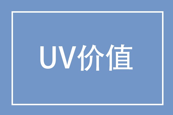 %title插图%num 流量红海时代,UV价值或许是提高销售额的核心因素