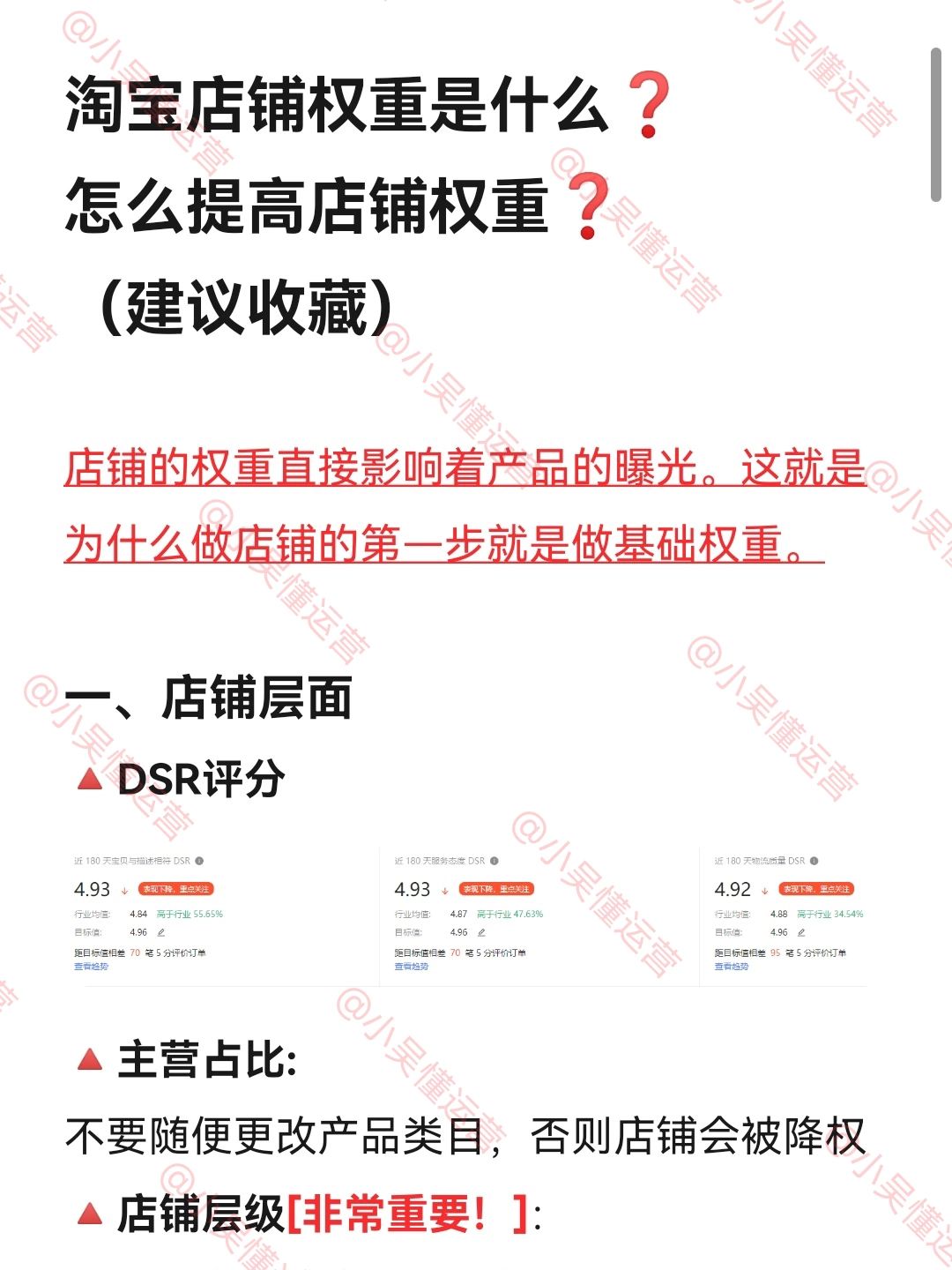 %title插图%num 淘宝店铺权重是什么?怎么提高店铺权重?
