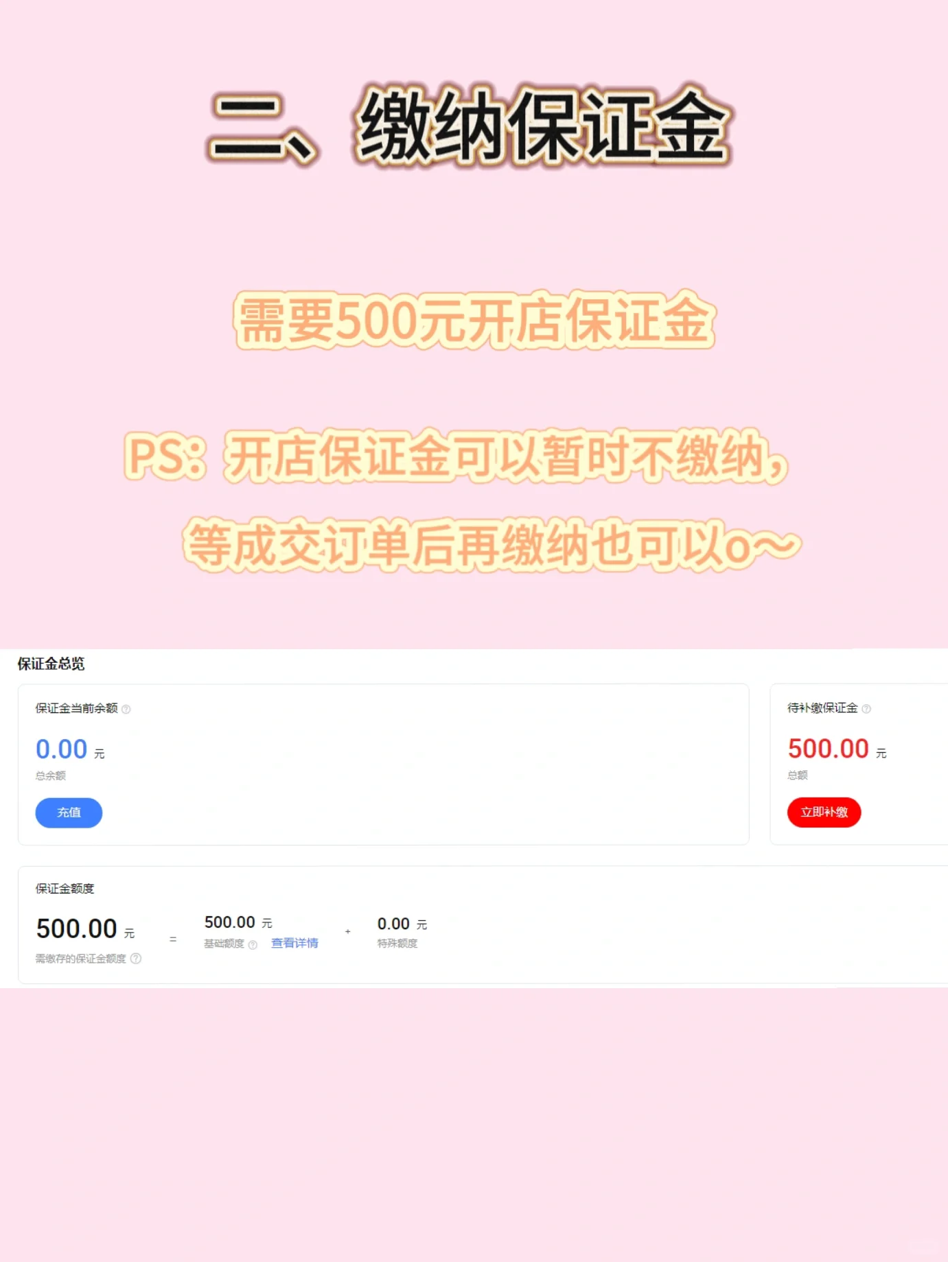新手开淘宝店4步搞定