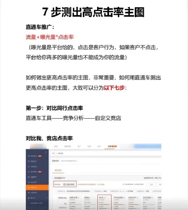 淘宝只需7步测出高点击率主图，提升竞争力