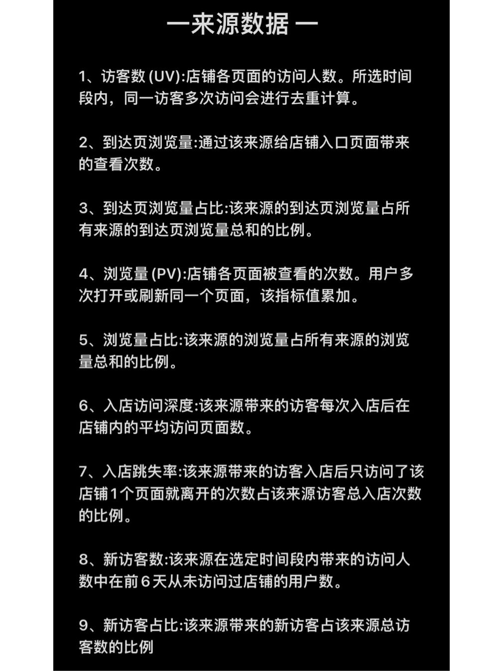 电商运营65条专业术语解答！！！