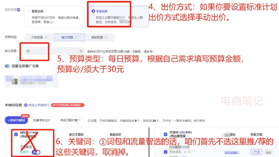 直通车标准计划的初级入门教学来啦！！