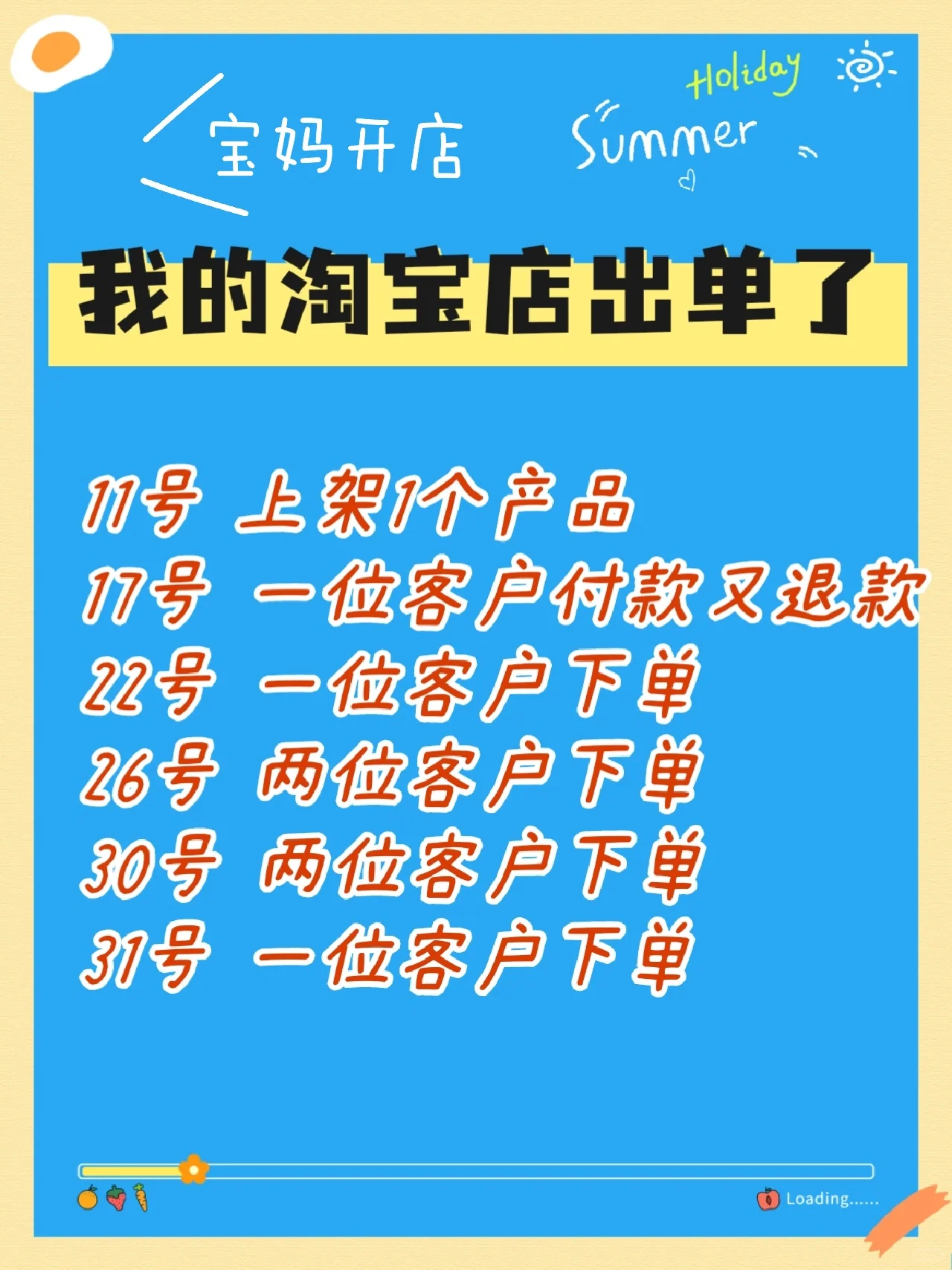 淘宝宝妈店出单了