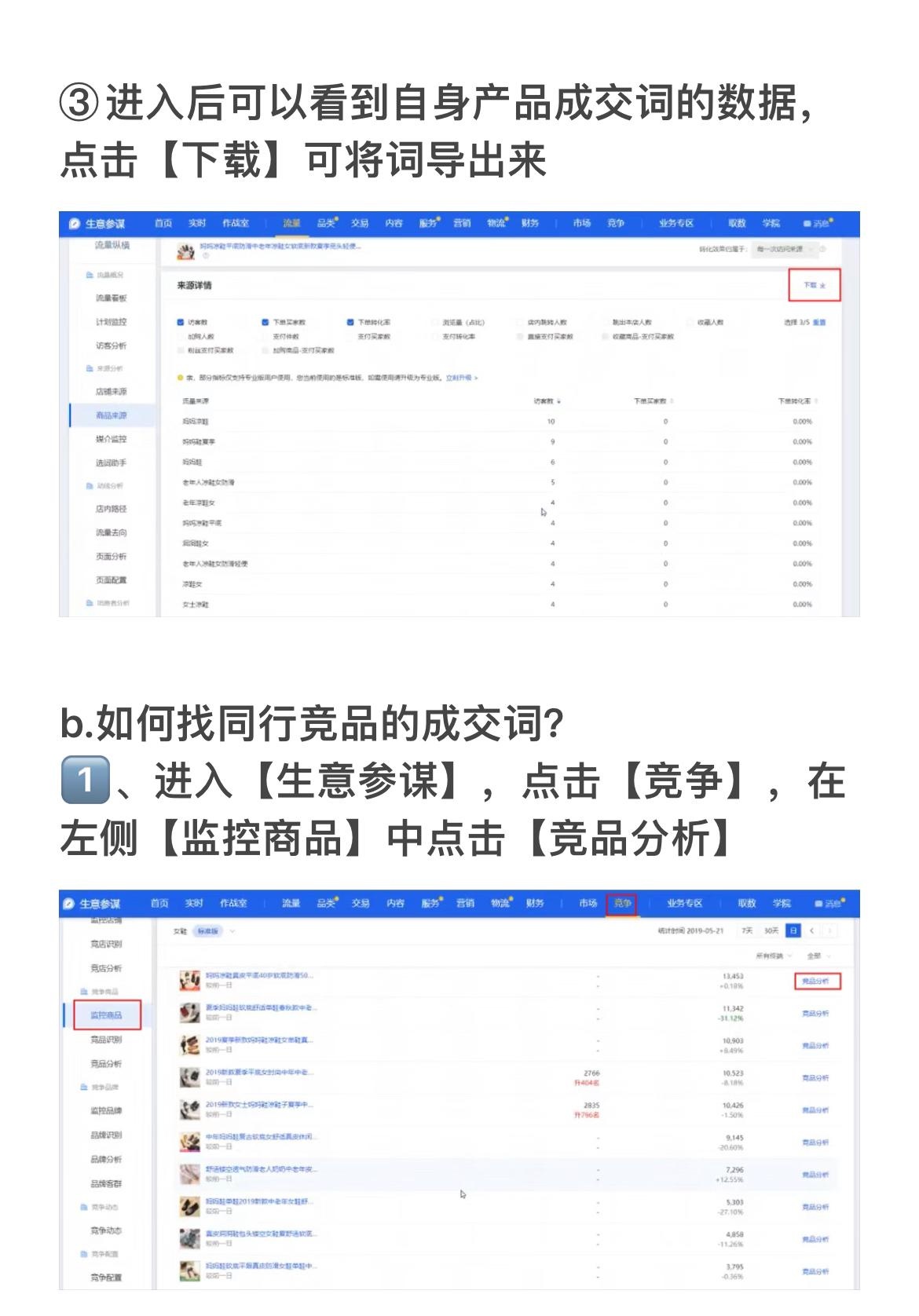 直通车选词技巧