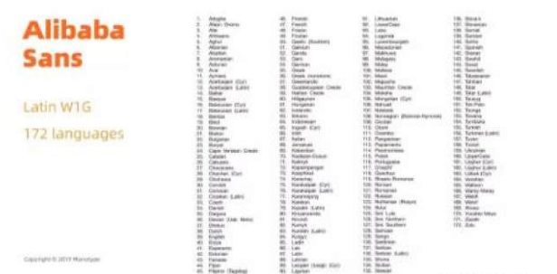 %title插图%num 重磅!阿里巴巴首款商用字体免费开放,附字体免费下载链接!