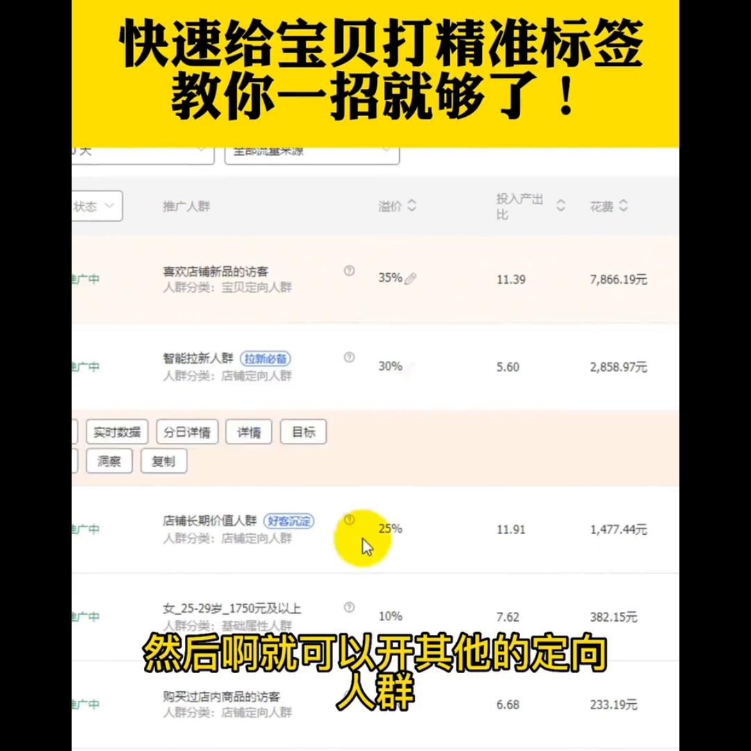 %title插图%num 直通车快速打精准标签