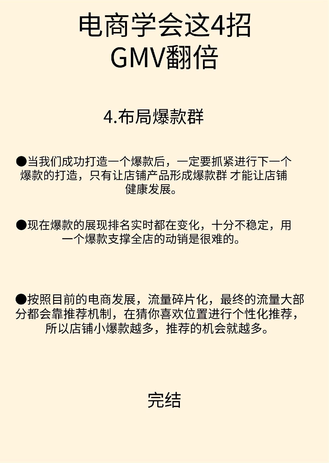 电商运营学会这4招，业绩翻倍创作灵感
